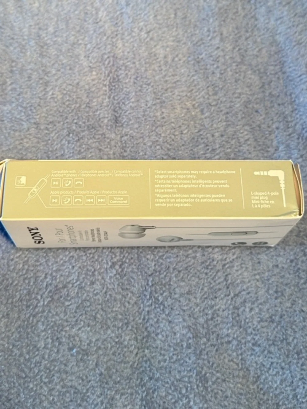 Sony White In-Ear Headphones with Inline Remote